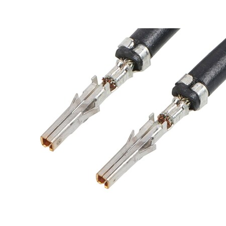 Molex Crimp Wire Connector, 16 AWG Max, 1 Port, Black, 600 V, 9 A 2153401121